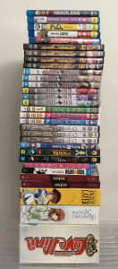 Assorted Anime DVDs & Blu-rays