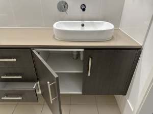 Double Bathroom Vanity with Countertop Basins