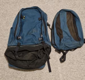 Used Paddy Pallin Travel Pack with zip-off day pack 75 x 45cm