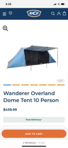 Wanderer Overland Dome Tent 10 Person NEW