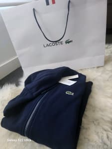New lacoste navy blue hoodie 