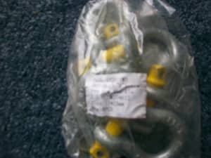 D-Shackle: Grade S Screw Pin Bow Shackle Size 11*13 - 4 pieces