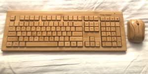 Bamboo keyboard and mouse (wireless)