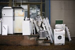 Free collection and recycling of appliances, scrap metal, petrol mach