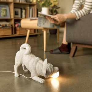 EXCLUSIVE & SALE - Brand New HAOSHI Playing Dog Table or Floor Lamp