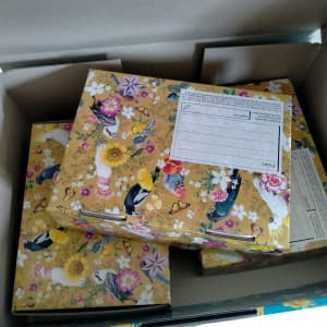 Floral Print Postage Boxes x6 Bulk