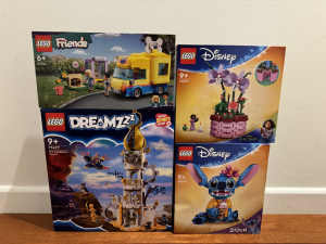 Lego Disney, Dreamzzz, Friends – Brand new / Sealed from $12
