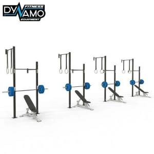 Commercial 4 Squat Cell Wall Mounted Rig New with 3.5m