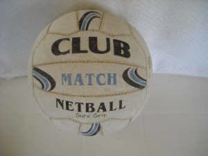CLUB MATCH NETBALL SURE GRIP SIZE 5 IDEAL PRACTICE BALL