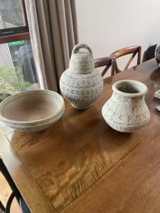 Gorgeous handmade pottery homewares set