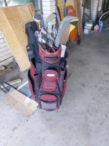 Golf bags and full set off clubs