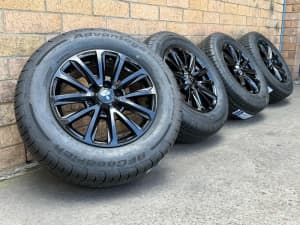 4X Brand New Mitsubishi Triton 17” Gloss Black wheels New BFG tyres