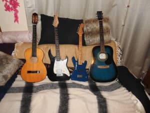 4x Guitars $240 the lot