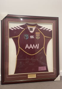 2013 State of Origin QLD Signed Jersey - 8 Straight Series Wins