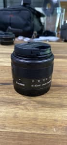 Canon EF-M 15-45mm f/3.5-6.3 IS STM camera lens (NEW condition!)