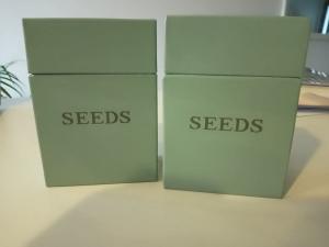 New!! 2x UK designer seed tins