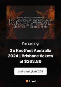 Knotfest tickets