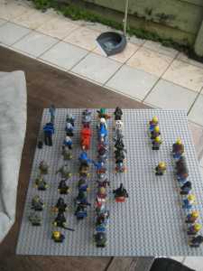 Collect of used Castle Lego Minifigures for trade or sale