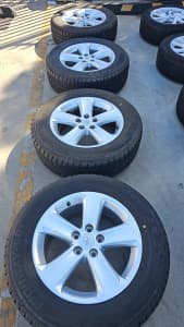 Toyota Rav4 17inch wheels and tyres