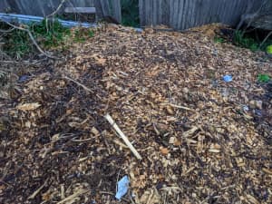 FREE PINE MULCH for pick up in cherrybrook