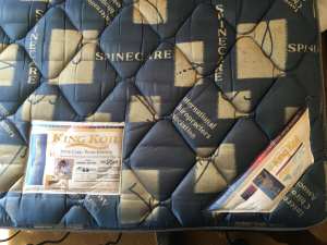 Queen mattress, top quality King Coil, excellent condition