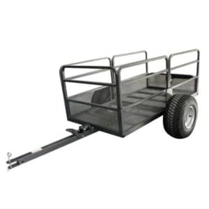 Millers Falls TWM Steel Mesh Dump Cart ATV Garden Tip Trailer 567kg