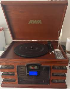 AWA Turntable with CD Player & Recorder