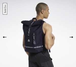 REEBOK x LES MILLS BACKPACK - NAVY BLUE - Brand New with Tag