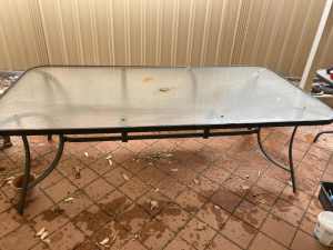 Outdoor table and chair for sale