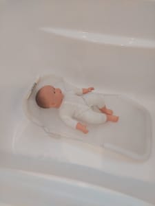 Childcare - Ezi Bath Support White - baby bath seat