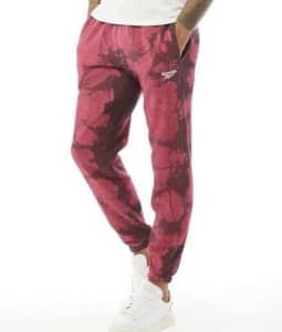 Reebok pink tie dye track pants (S/M)