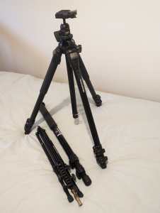 Manfrotto Tripod, Monopod, and Light Stand Bundle - Great Value!