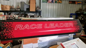 Arcade Sega race leader perspex sign