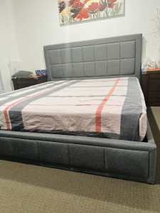 King bed with storage for sale