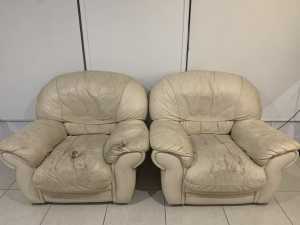 Wanted: Creme leather couch