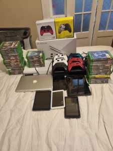 package deal xboxes laptop idad tablets games controllers 