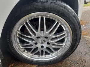 Ford FG Falcon 18 inch MAG Wheels set of 4 with 245 45 18 tyres