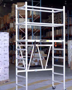 4.2m Reach new aluminium mobile scaffolding tower Sydney