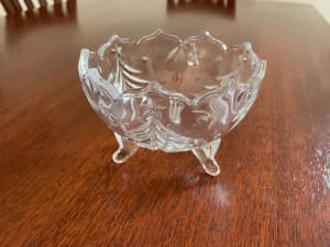 Six Inch Footed Christmas Bowl By Mikasa - BRAND NEW, IN ORIGINAL PACK