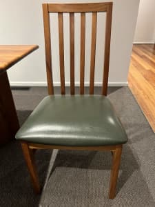 Solid timber dining chairs
