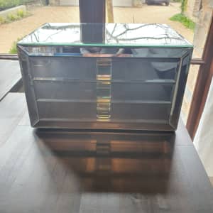 Mirror Jewellery Box with 3 Drawers