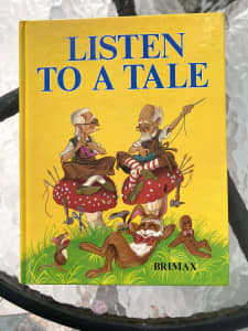 Vintage Kids Book Listen To A Tale Brimax 30 Fairy Tales Illustrated