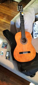 Classical Acoustic Guitar and Soft-Case - (Full size)