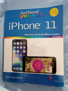 Teach Yourself Visually iPhone 11 Book - Brand new never used