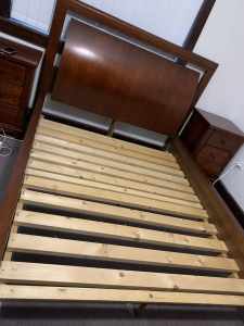 Beautiful Canadian Red Oak bed set for sale