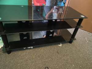 Glass tv cabinet
