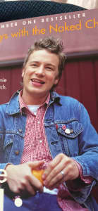 Jamie Oliver Cook book happy Days with the naked chef