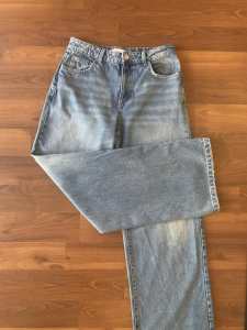 Supre size 10 high rise wide leg jeans
