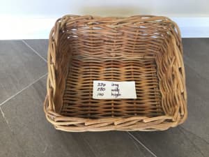 Cane baskets ( 15 available $50 for all 15)