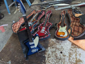Mini guitars hand made